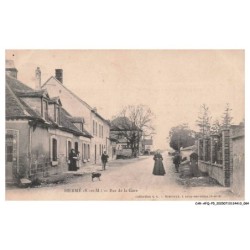 CAR-AFQP5-0267-77 - HERME - Rue de la gare