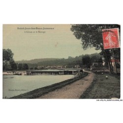 CAR-AFQP6-0302-77 - SAINT-JEAN-LES-DEUX-JUMEAUX - L'écluse et le barrage