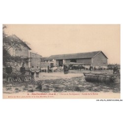 CAR-AFQP6-0321-77 - PONTHIERRY - Ferme de bouligneaux - Entrée de la ferme
