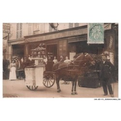 CAR-AEYP11-0693-77 - A localisé - Fete nationale - Attelage - Carte photo