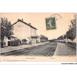 CAR-AAEP7-77-0672 - CHARTRETTES - la gare - Train