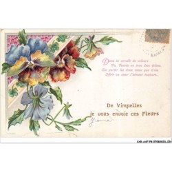 CAR-AAFP8-77-0667 - de VIMPELLES je vous envoie ces fleurs
