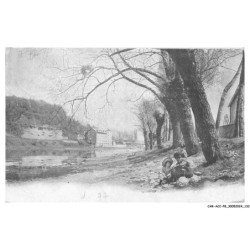 CAR-ACCP8-0607-77 - vue sur le lac - les arbres
