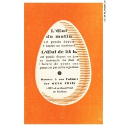 CAR-ABRP5-0444-77 - CHARTRETTES - Elevage du vivier - L'oeuf est un aliment vivant par excellence - Publicité