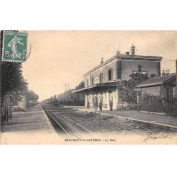 77 - BEAUMONT DU GATINAIS - SAN29988 - La Gare - Train