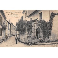 77 - MONTIGNY SUR LOING - SAN45315 - Un Coin Pittoresque et la Route de Grez