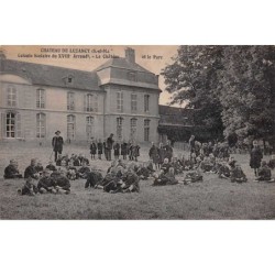 77. n° 105241 .luzancy .le chateau et le parc .colonie scolaire .