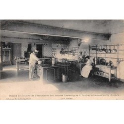 77. n° 105099 .pont aux dames couilly .maison de retraite des artistes dramatiques .la cuisine .