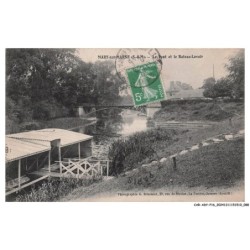 CAR-ADYP16-1133-77 - MARY-SUR-MARNE - Le pont et le bateau lavoir
