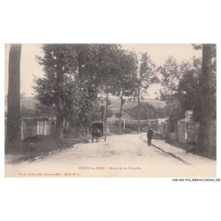 CAR-ADYP16-1140-77 - CRECY-EN-BRIE - Route de la chapelle