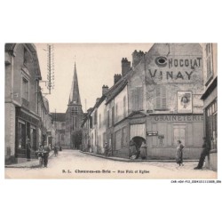 CAR-ADVP12-0677-77 - Chaumes-en-Brie - Rue Foix et Eglise
