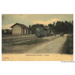 CAR-ADQP10-0673-77 - CHOISY-EN-BRIE - La gare - Train