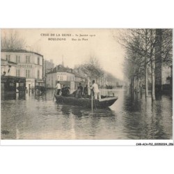 CAR-ACAP12-0909-92 - BOULOGNE - Crue de la seine - 30 janvier 1910 - Rue du port