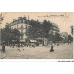 CAR-ACAP12-0913-92 - BOULOGNE-SUR-SEINE - Boulevard de strasbourg et avenue de la reine - Vendue en etat