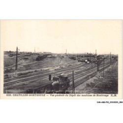 CAR-ABGP10-1034-92 - CHATILLON-MONTROUGE - Vue générale du depot des marchandises de Moutrouge - Train