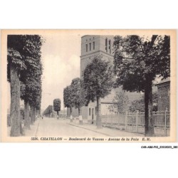 CAR-ABGP10-1082-92 - CHATILLON - Boulevard des vanves - Avenue de la paix