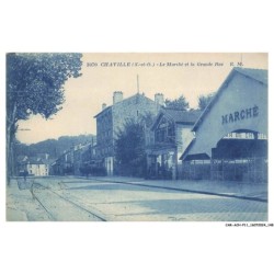 CAR-ACHP11-0734-78 - CHAVILLE - Le marché et la grande rue