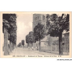 CAR-ABGP10-1084-92 - CHATILLON - Boulevard des vanves - Avenue de la paix