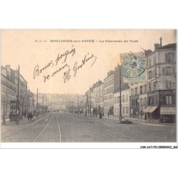 CAR-AATP11-92-1001 - BOULOGNE-SUR-SEINE - La chaussée du pont