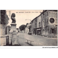 CAR-AARP13-1063 - FRANCE - CHATENAY - GRANDE RUE - STATUE VOLTAIRE