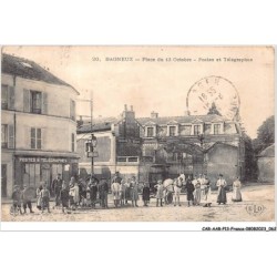 CAR-AARP13-1056 - FRANCE - BAGNEUX - PLACE DU 13 OCTOBRE - POSTES ET TELEGRAPHES