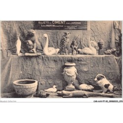 CAR-AAVP7-92-0446 - SUJETS EN CIMENT POUR JARDINS - Louis martin sculpteur