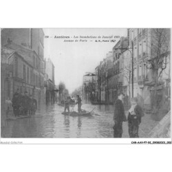 CAR-AAVP7-92-0409 - ASNIERES - Les inondations de janvier 1910 - Avenue de paris