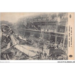 CAR-AAVP7-92-0422 - ACCIDENT DE L'USINE RENAULT - à billancourt - 13 juin 1917