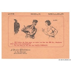 CAR-ABRP5-0487-92 - BOULOGNE - Vite mieux meilleur - L'auto-thermos - Publicité