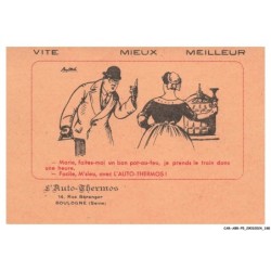 CAR-ABRP5-0486-92 - BOULOGNE - Vite mieux meilleur - L'auto-thermos - Publicité