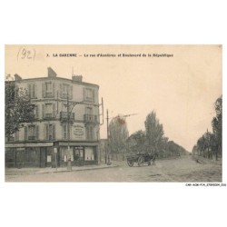 CAR-ACMP14-1039-92 - LAGARENNE - La rue d'Asnieres et Boulevard de la republique