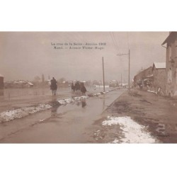 92 - RUEIL - SAN31213 - La Crue de la Seine - Janvier 1910 - Avenue Victor Hugo