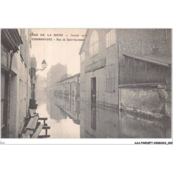 EMI-AAAP4-0398-92 - COURBEVOIE - Crue de la seine - Janvier 1910 - Rue de saint-germain