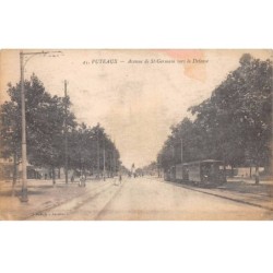 92 - PUTEAUX - SAN32755 - Avenue de St Germain vers la Défense - Tramway