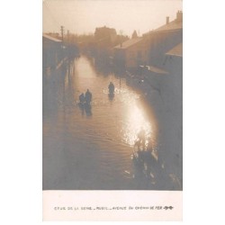 92 - RUEIL - SAN31214 - La Crue de la Seine - Avenue du Chemin de Fer