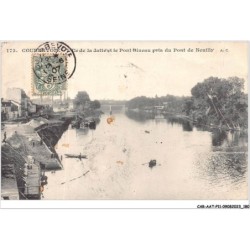 CAR-AATP11-92-1007 - COURBEVOIE - Ile de la jatte et le pont pineau pris du pont neuilly