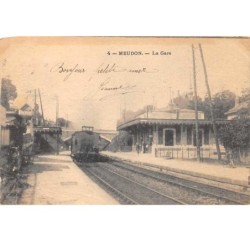 92. n°104083 .meudon .train .la gare .