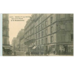 92.NEUILLY.n°15060.RUE DE L'OUEST ET LA GENDARMERIE