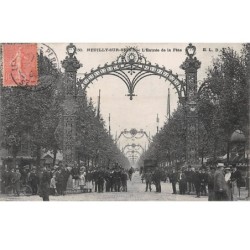 92 .n° 106736 . neuilly surr seine .l entree de la fete .attelage .