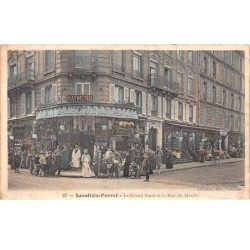 92 .n° 106701 . levallois perret .le grand bazar raymond .rue du marche .