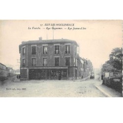92 . n°100354 . issy les moulineaux . la fourche . rue guynemer . rue jeanne d'arc . etat