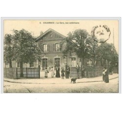 92.COLOMBES.LA GARE.VUE EXTERIEURE.