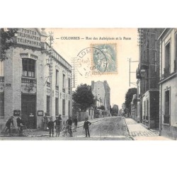 92.n°58646.colombes.rue des aubépines et la poste