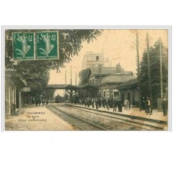 92.COLOMBES.LA GARE.VUE EXTERIEURE.TACHES