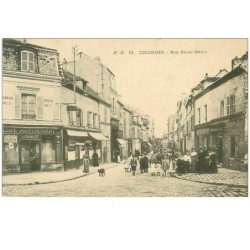 92.COLOMBES.n°13762.RUE ST DENIS.CAFE RESTAURANT L CRIBLET