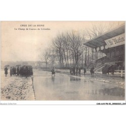 CAR-AAVP8-92-0492 - CRUE DE LA SEINE - Le champ de courses de colombes