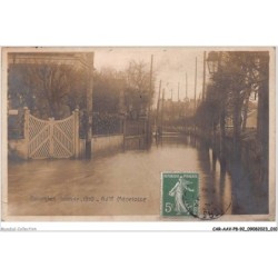 CAR-AAVP8-92-0490 - COLOMBES - Inondé - 1910 - Avenue ménelotte