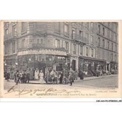 CAR-AAHP11-92-1056 - LEVALLOIS-PERRET - Le grand bazar et la rue du marché