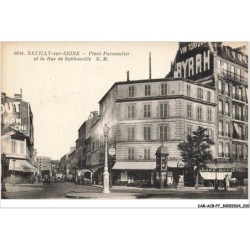 CAR-ACBP7-0493-92 - NEUILLY-SUR-SEINE - La place parmentier et la rue de sablonville