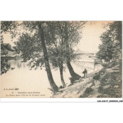CAR-ACBP7-0511-92 - NEUILLY-SUR-SEINE - La seine dans l'ile de la grande jatte